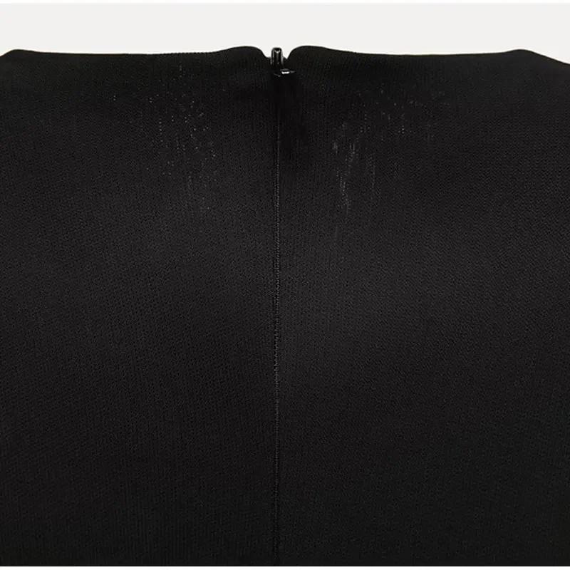 Lato Seksowna Elegancka Sukienka Bez Rękawów Jednolita Kobiety Casual Rozcięcie Okrągły Dekolt Dopasowana Sukienki Imprezowe Moda Damska Szyk High Street Kopertowa Odzież