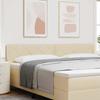 LED Headboard In Cream 200 Cm Fabric
