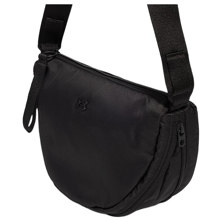 New Under Armour Waterproof Fabric Shoulder Bag Regular Women's Black 1388927-001