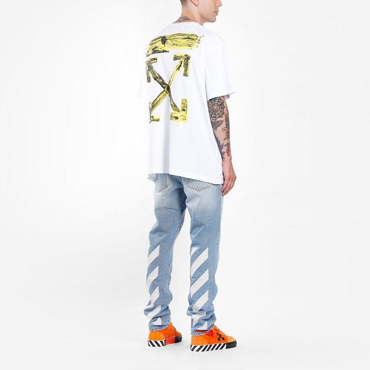 OFF WHITE T-shirt Uomo Autunno/Inverno 2019 Bianca OMAA038F191850100160