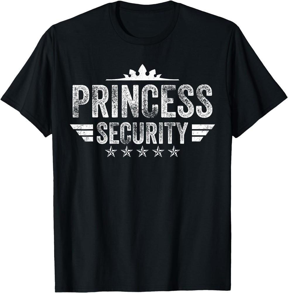 Princess Security Boys Big Brother Vintage Birthday Dad Mom T-Shirt