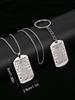 Stainless Steel Keychain and Necklace, a Gift for My Daughter, Engraved Badge, Ideal Gift for Men, Couples, Boyfriend, Family & Friends