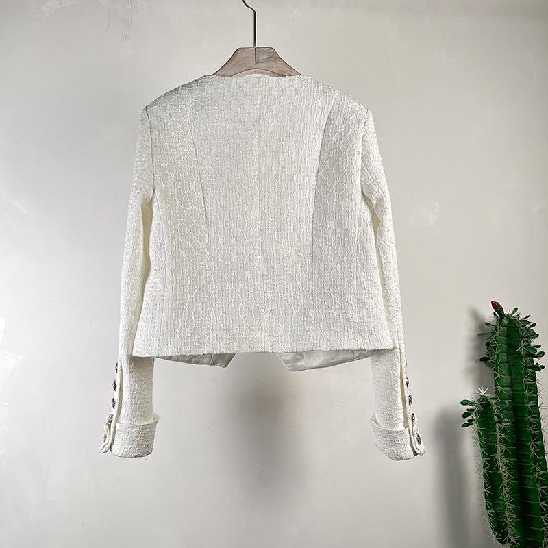 French Style Retro Tweed Short Jacket - Women's Autumn & Winter Edition