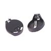 20Pcs Cr2032 Battery Holder Coin Cell Holder Box Case Socket Cr2032 With 2 Pins 3V Black Mounting Lead Need Solder