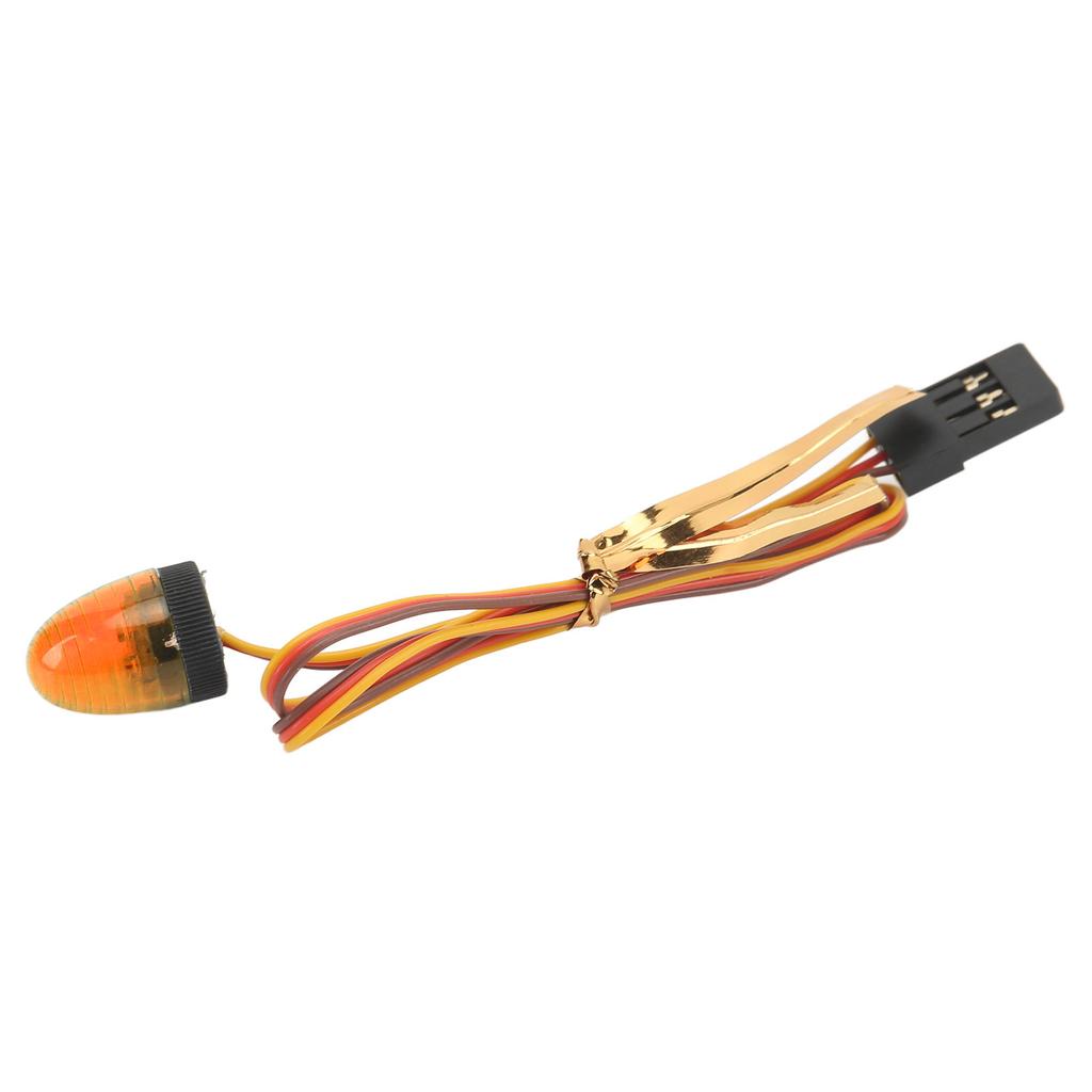 RC Car Alarming Light 5 Light Modes High Simulation Round Compact 10x15mm LED Warning Light for