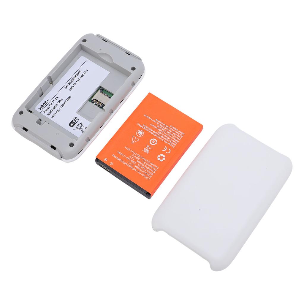 Portable WiFi Hotspot Device Easy Setup 300Mbps 10 Devices Support 4G LTE Mobile Hotspot with SIM Card Slot for Business Trips