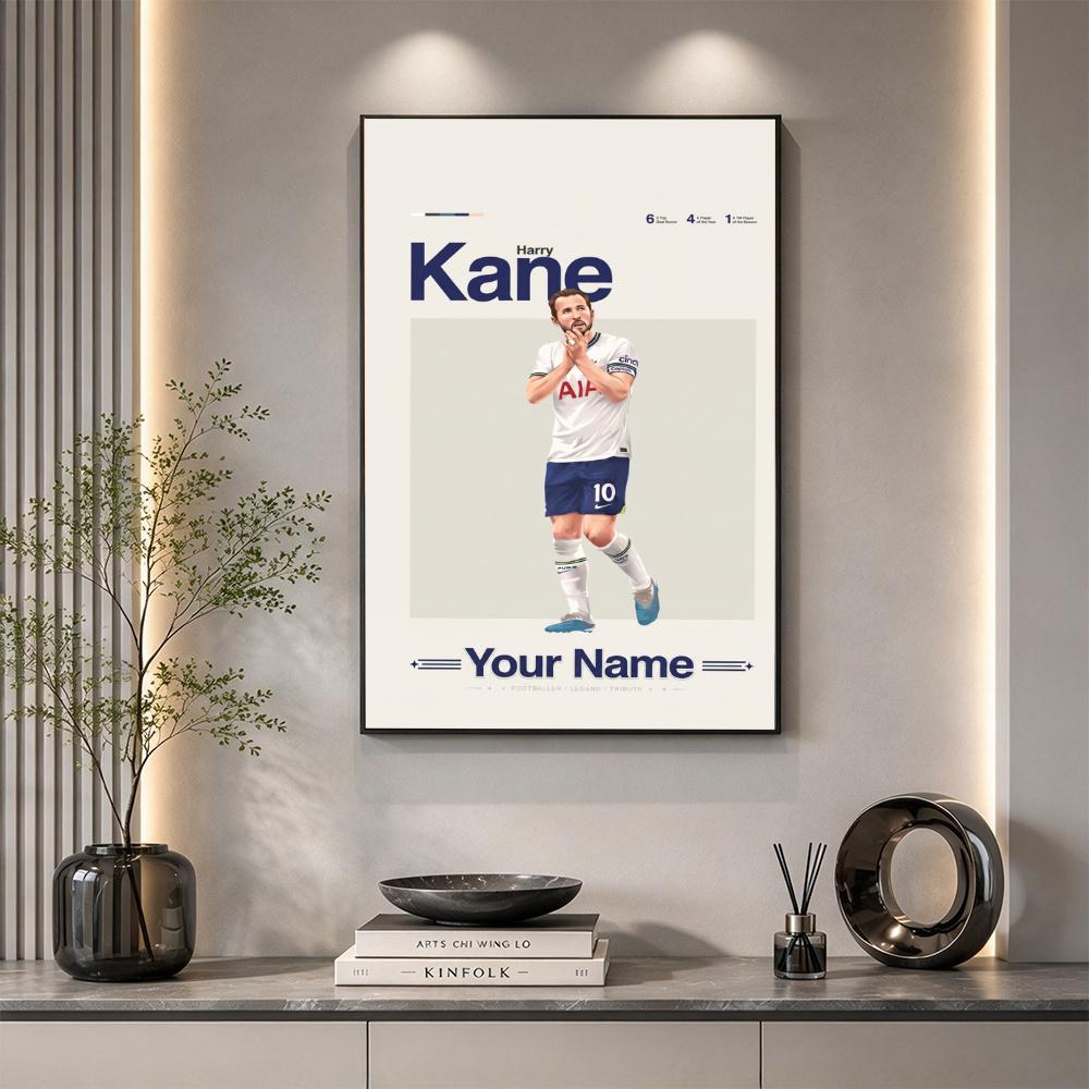 Harry Kane Personalized Text Diamond Painting Round Diamond Mosaic Rhinestones Diamond Embroidery Craft Kit Wall Decor Without Frame