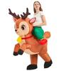 Aufblasbare Elchkostüme Radfahren Gehen Party-Atmosphäre Requisiten Niedliche Radfahrer-Cosplay-Kostüme