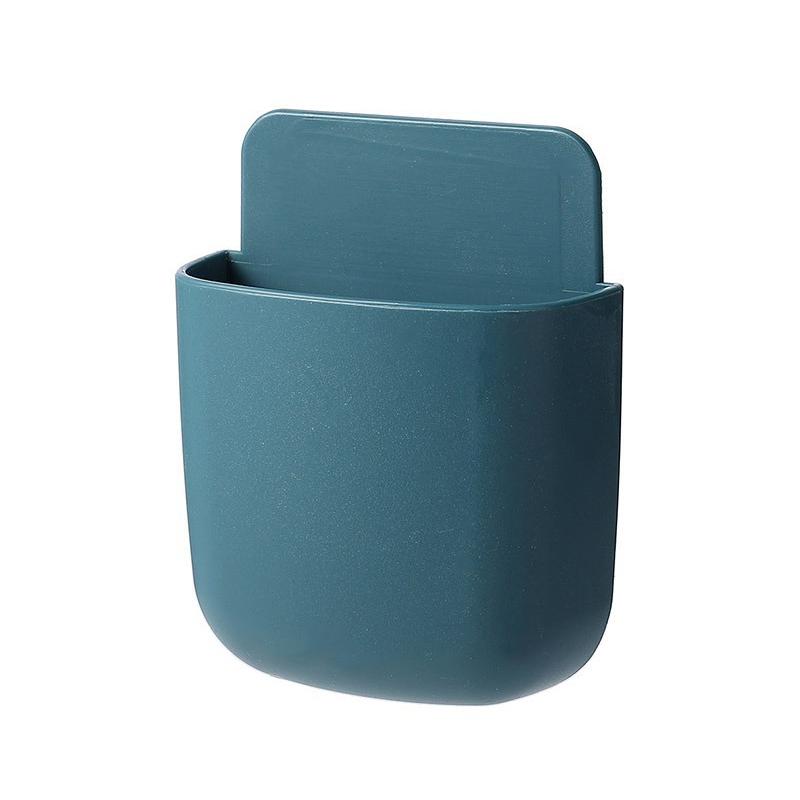 1Pcs Wall Mounted Storage Box Mobile Phone Plug Holder Stand Rack Remote Control Storage Organizer Case For Air Conditioner