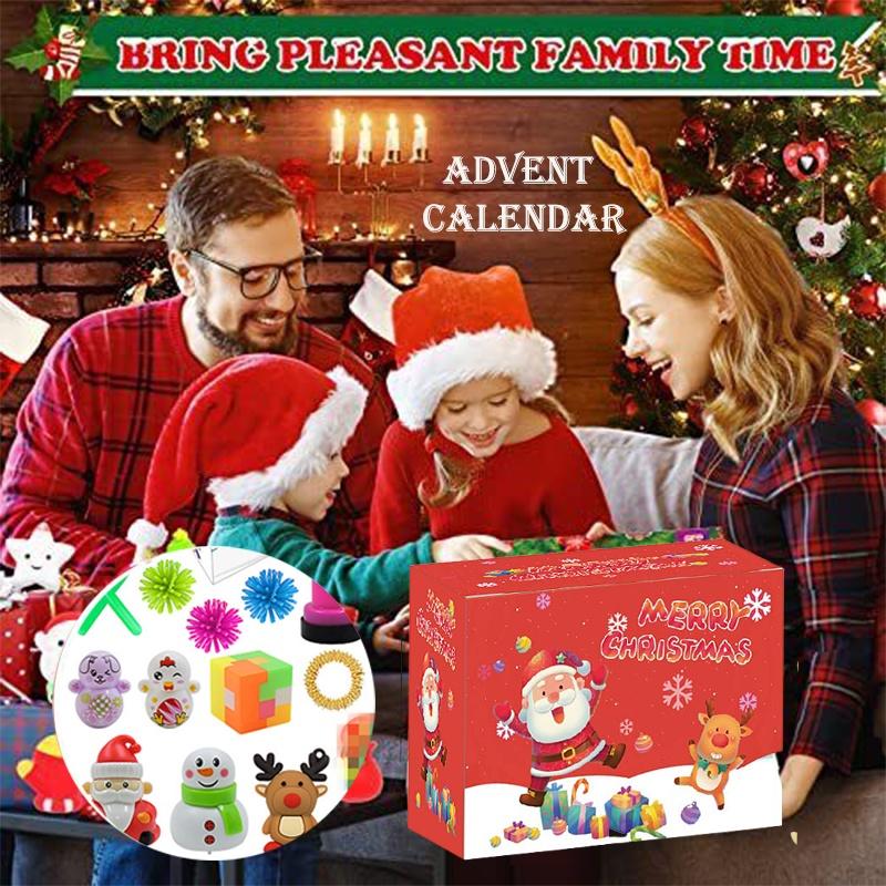 Soft Squishies For Kids 24days Xmas Fidget Toy For Toddlers