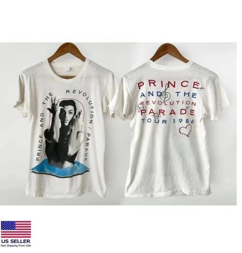 

Vintage Styles 1986 Prince and The Revolution Parade Tour Vintage Tee Shirt 3XL