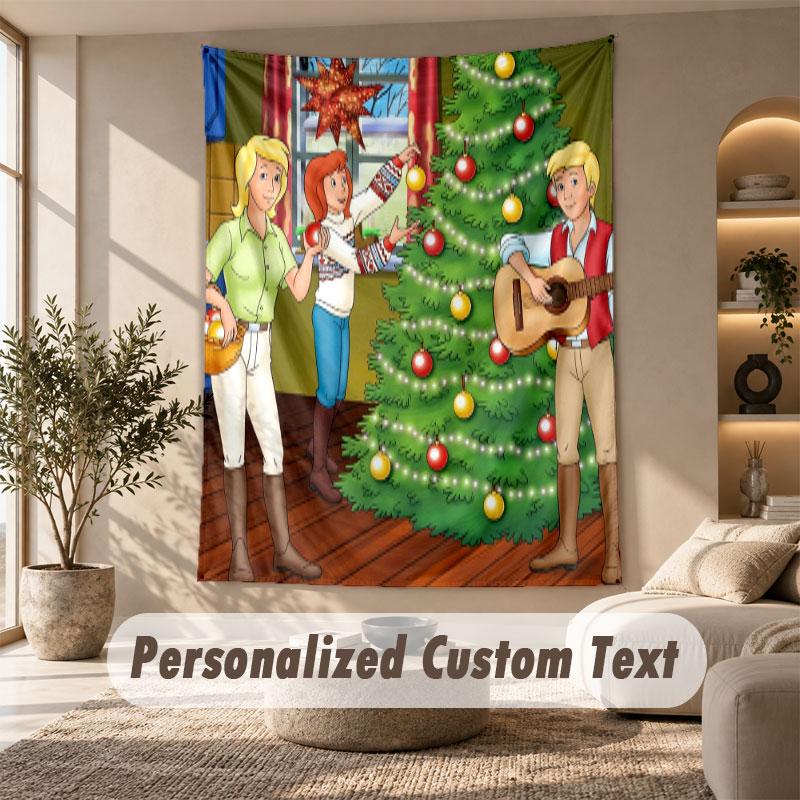 Wall Hanging Tapestry Art Cloth Bedroom Room Background DecorBibi & Tina