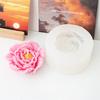 3D Lotus candle Silicone mold Blooming flowers Candle silicone mold Rose Peony flower cake chocolate resin home decoration