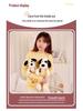 Shy Pirate Spotted Puppy Plush Toy - Soft Comfort Doll for Children and Girls