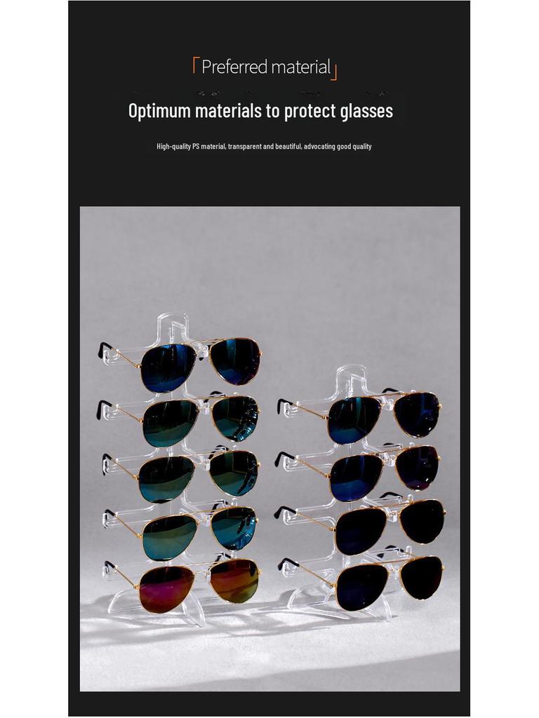 Multi-Layer Sunglasses Display Rack for Supermarkets
