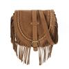Cowboy Suede Saddle Bag Mobile Phone Bag Shoulder Bag Female Handbag Women Crossbody Bag Tassel Bag