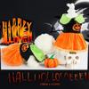 Pumpkin Pattern Halloween Dog Costume Creative Pet Cosplay Costume Dog Pumpkin Dress  Cosplay Party