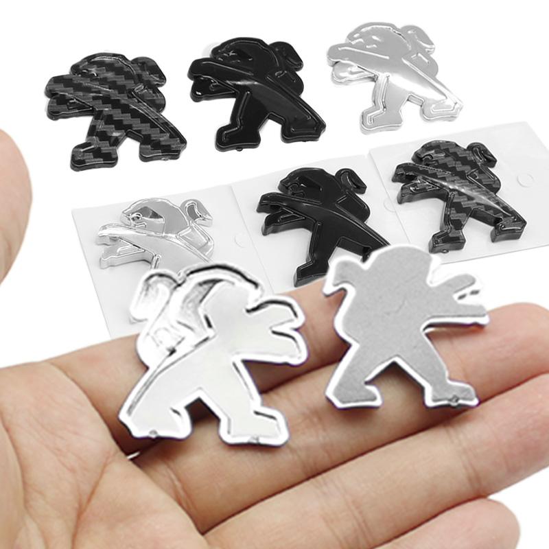 2026 Hot Car Sticker 3D ABS Car Interior Steering Wheel Sticker Emblem Badge For Peugeot 308 208 206 407 106 207 2008 508 Rcz GT