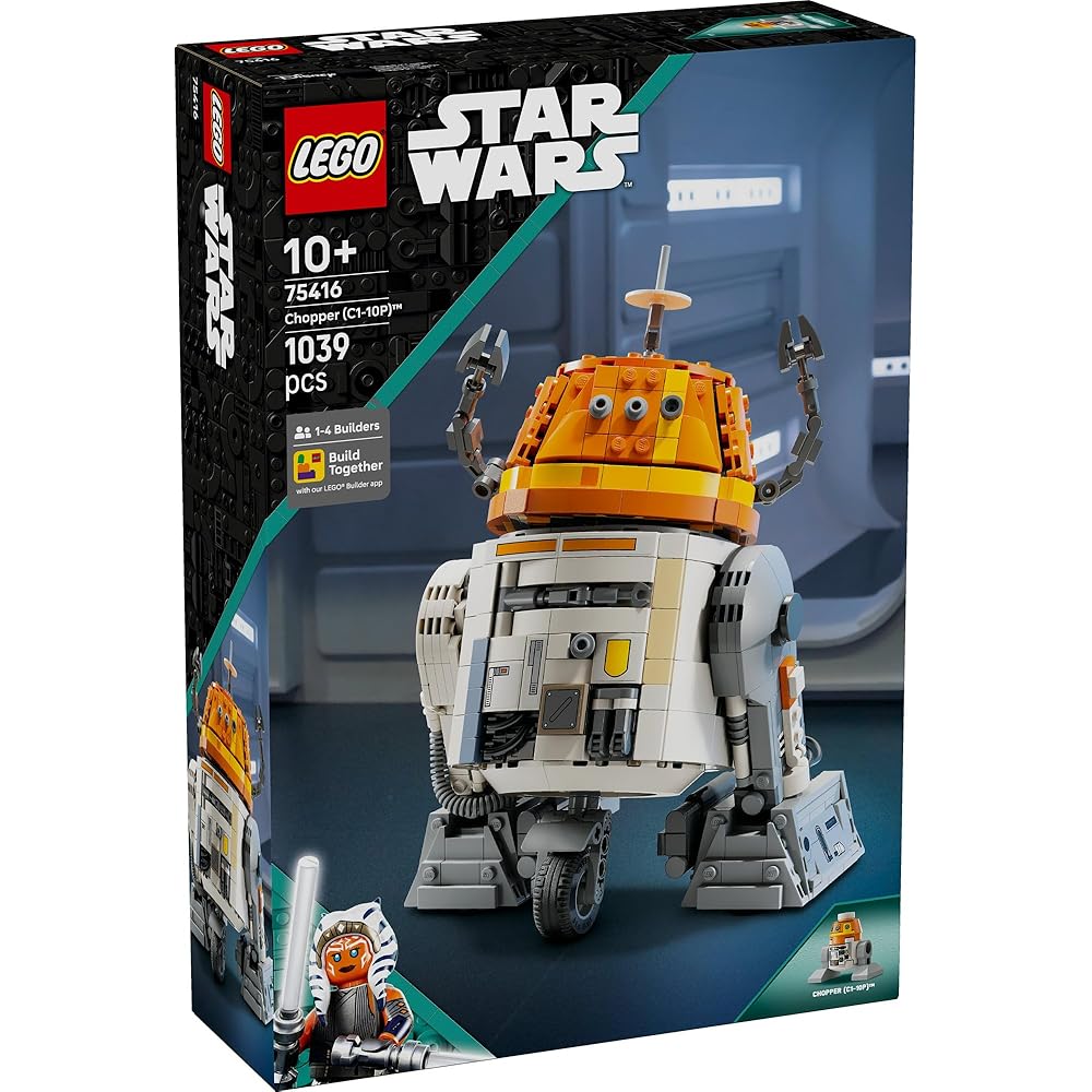 LEGO Star Wars C1-10P Chopper Astromech Droid Toy Building Blocks for Kids Ages 10-12