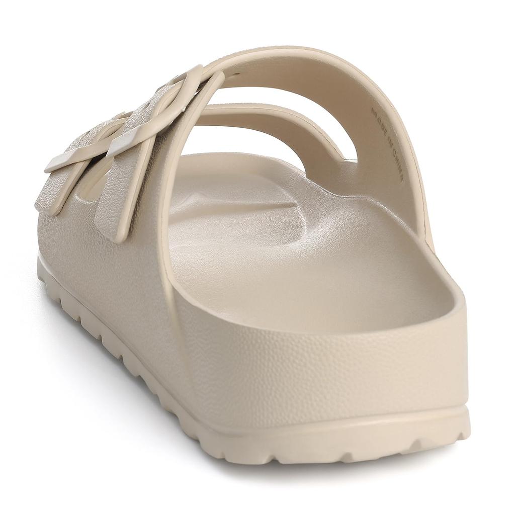 Crestar Women's Summer Platform Sandals Outdoor Non-slip Foam Light Slippers with Adjustable Buckle Lady Casual Beach Sandals