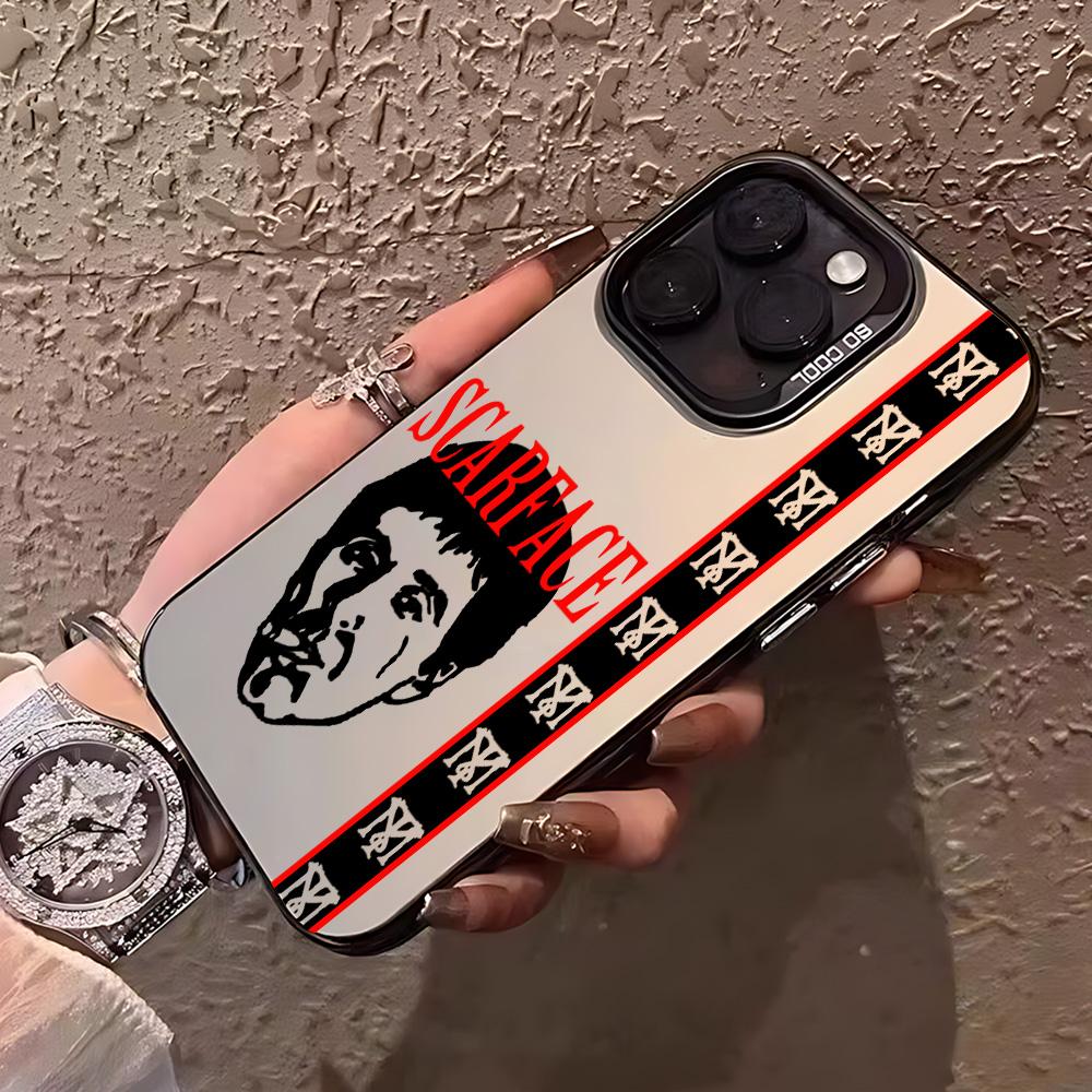 

Fashion Hot S-Scarface Phone Case For iPhone 17 16e 16 15 14 13 12 11 mini Pro Max X XR Air Plus Anti Fall Matte Back Cover iPhone 15 Plus