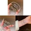 Kupfer Zirkon Doppellagiges Nasenring-Armband Mit Elegantem Design Für Modische Frauen
