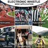 Electronic Whistle, 3 Sound Effects Coaches Whistle With Lanyard, School Teacher Coach Sports Whistle