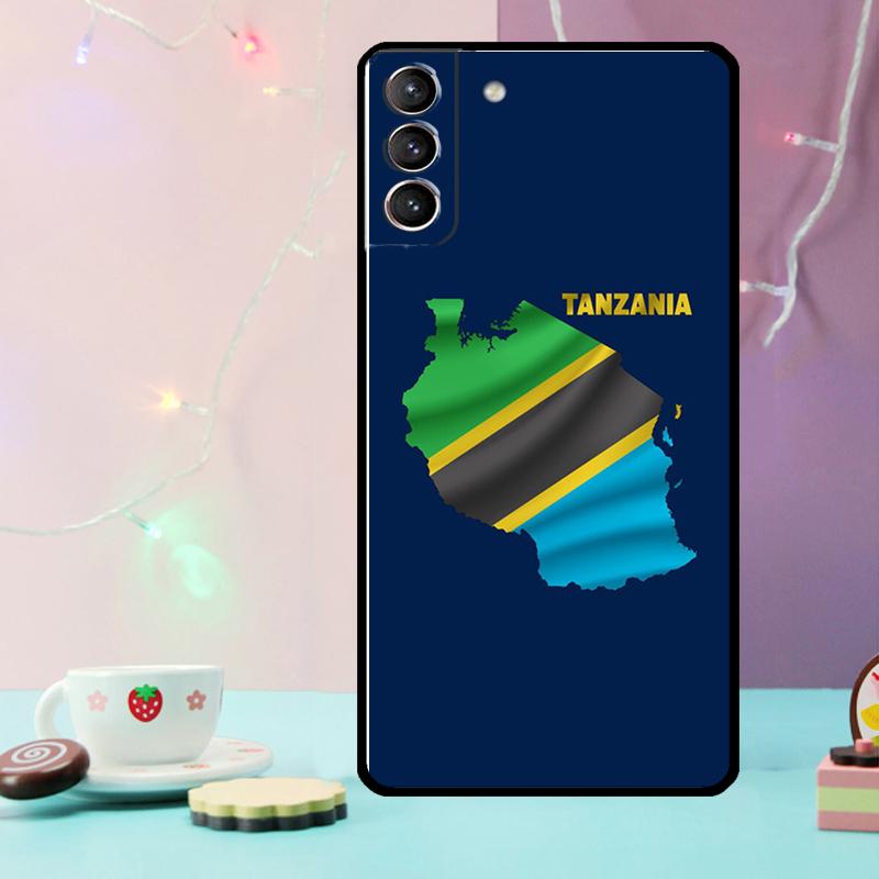 Tanzania National Flag Phone Case For Samsung Galaxy S25 Ultra S20 S21 S22 S23 S24 Plus S9 S10 S24 FE S25 FE Cover