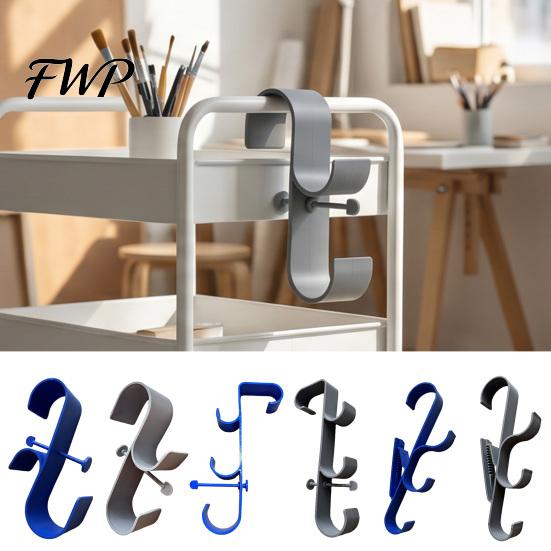 Non-invasive Pool Bracket Hooks Adjustable Swimming Hanger Drill-Free U-shaped Hook Installation Durable Multifunctional Storage for Poles Hardware
