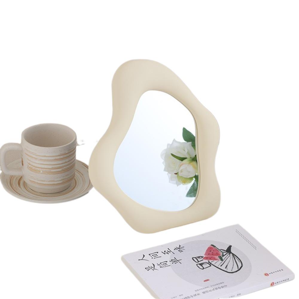 

Портативное зеркало для макияжа в форме облака, зеркало для макияжа, новое настольное зеркало для макияжа 1 жёлтый