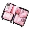 New 8PCS Set Practical Travel Organizer Bags Accessories Suitable Household Clothe Socks Storage Bag Waterproof Luggage Bags