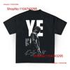 T-shirt HipHop Vintage Kanye Tutte le Taglie S XL Lavata uomo Top Per l'Uso Quotidiano Casual Versatile Comodo vintage Lavato