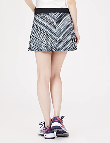 Yonex Women's Skirt (with Inner Spats), Size 26081, Black (007), Size S