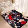 Japanese anime cartoon NARUTO's famous Uzumaki Naruto rug, soft decorative home furnishing, bedroom office chair pad, outdoor picnic carpet Y12