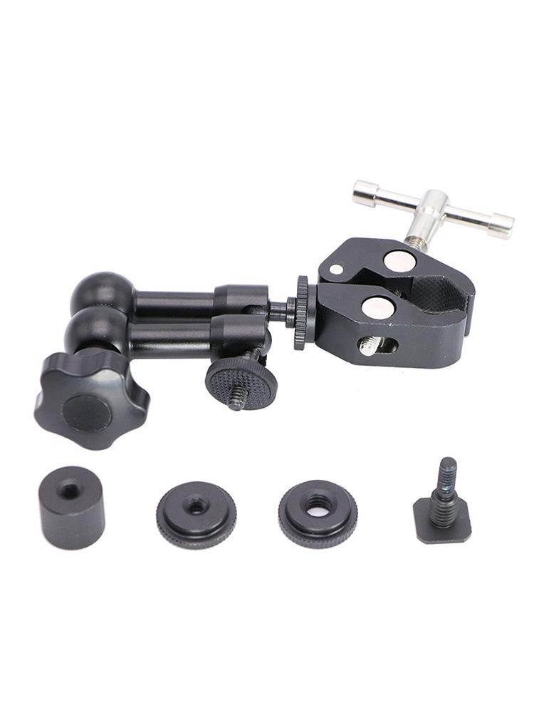 11" and 7" Magic Arm Universal Mount with Large Crab Claw Clip and Hot Shoe Car Mount
