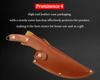 6-inch Ring Machete Butchering, Boning and Dividing Knife 4-piece Portable Butcher Knife Carving Knife Roast Fish Knife
