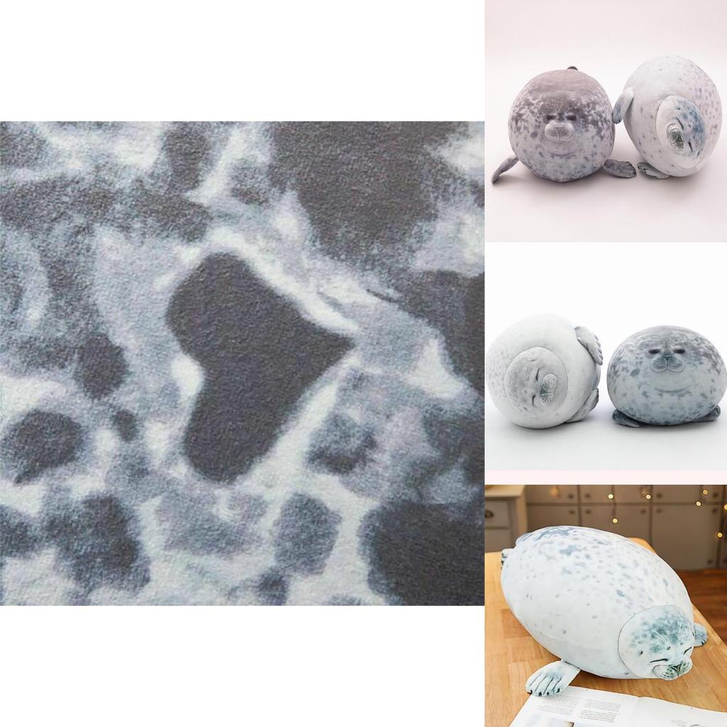 Chubby Blob Seal Plush Toy Super Soft And Huggable Ocean Animal Pillow Pet