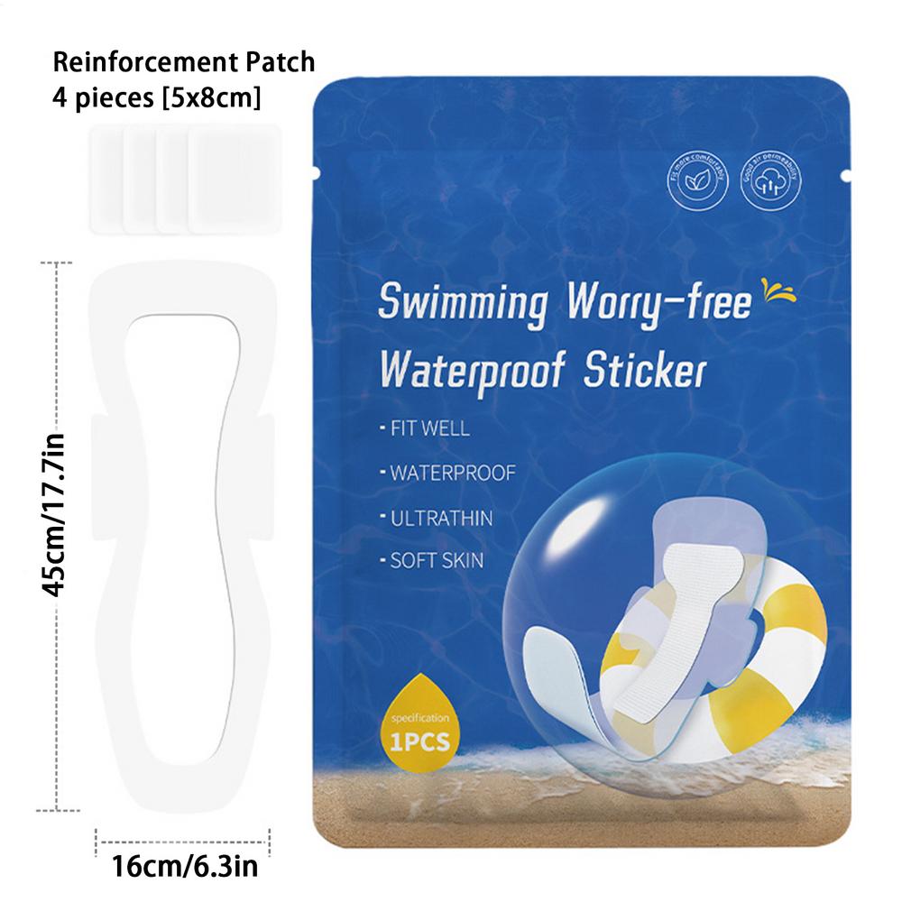 Assorbente da nuoto per ragazze con ciclo mestruale Donna Impermeabile Nuoto Patch Private Prevenire Sporco Delicato sulla Pelle Sticker Privato Assorbente Igienico