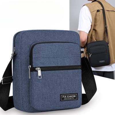 Pánská taška Mini lehká business taška přes rameno Messenger taška Nylon Velká kapacita Kabelka Multifunkční malá čtvercová taška