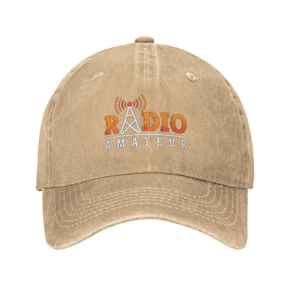 Ham Radio Amateur Loves Washed Baseball Cap Antenna Ham Radio Operator Streetwear Sun Hip Hop Hats Summer Women Men Outdoor