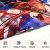 1PC Sword Art Online Print Flannel Blanket, High quality Comfortable for All Seasons, Home Decor, Warmth and Comfort, Perfect for Christmas Gifts