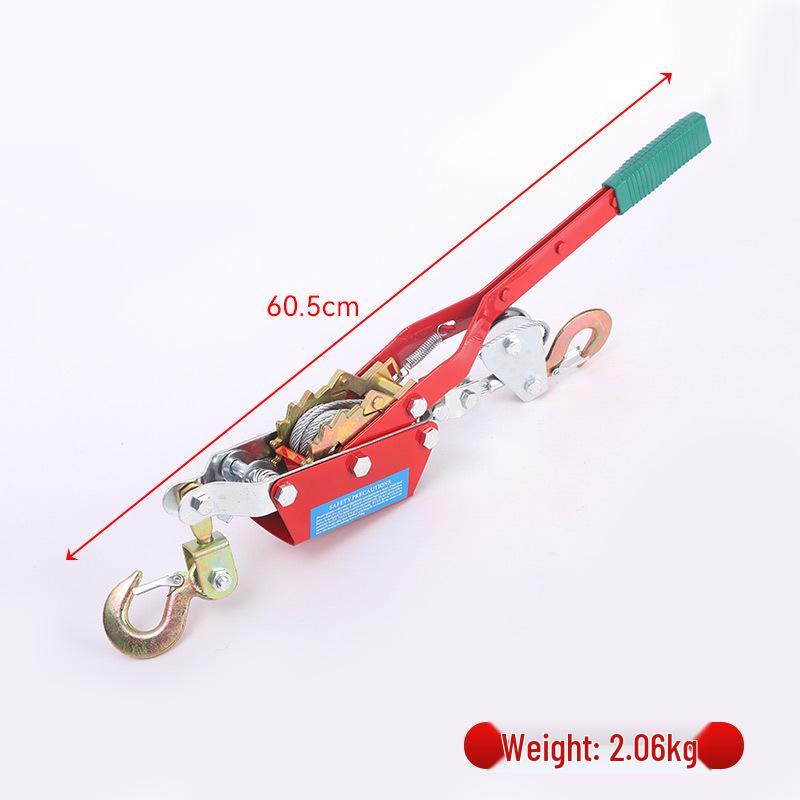 Hand-Operated Wire Rope Double Hook Tightener 1-4T
