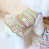 Cute Stripped Dog Dress Soft Pet Princess Dress Fashion Dog Suspender Skirt  Pet Clothes