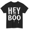 Halloween Costume Hey Boo Cotton T Shirt