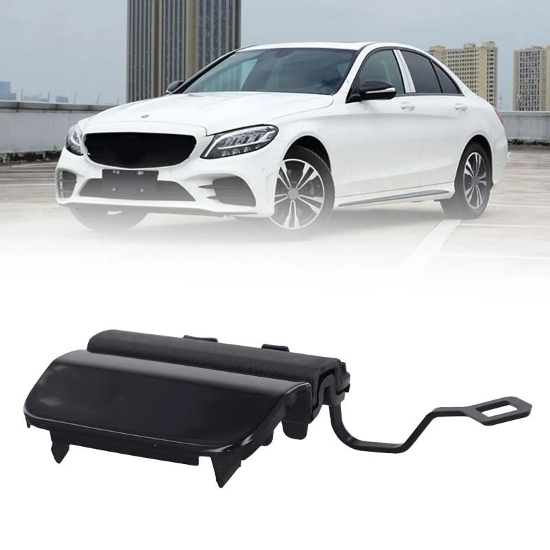 1pcs Car Rear Bumper Tow Eye Hook Covers Cap Suitable For Benz C Class W205 C43 C63 S C450 Sport 2015-2018 Cars Accessories