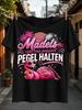 Madels Egal What Happens Level Holdpink Flamingo Cocktail Palms Disco Ball And Sunset Girls Trip Unisex All Tshirt