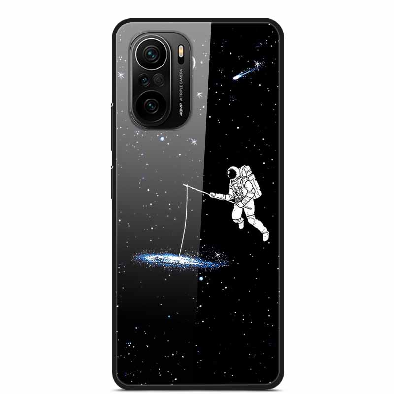 For Xiaomi Poco F3 Case Tempered Glass Hard PC Phone Back Cover For Xiaomi POCO F3 5G Cases Shells PocoF3 F 3 2021 6.67'' Coque