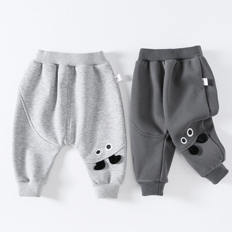 Baby Winter Fleece-Lined Pants for Toddlers and Infants - Boys and Girls Casual Long Pants