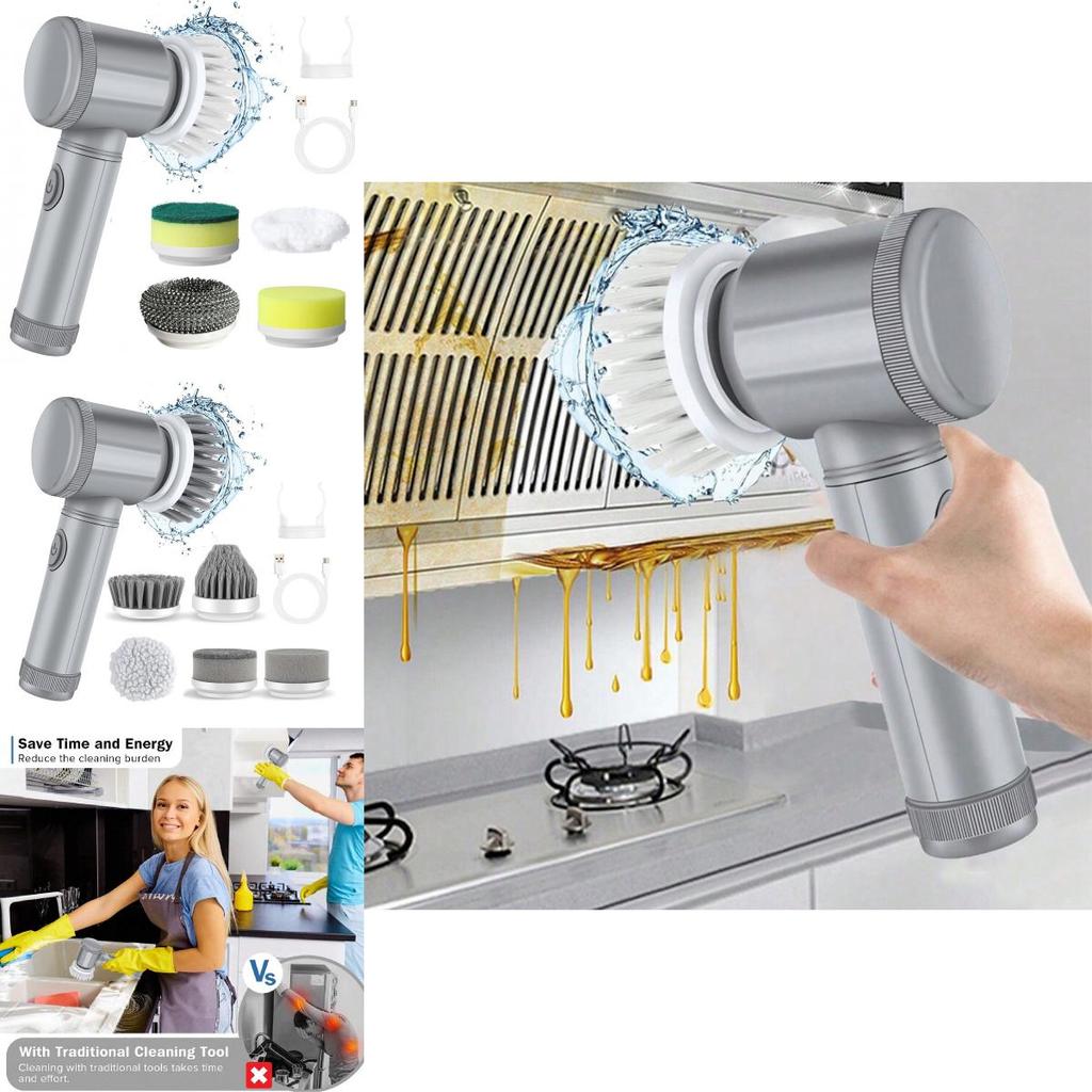 Home Multifunctional Wireless Handheld Electric Cleaning Brush For Bathroom And Tile Cleaning Tool