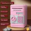 Children's Piggy Bank Password Box Automatic Money Rolling Fingerprint Large-capacity Simulation Intelligent Deposit Machine